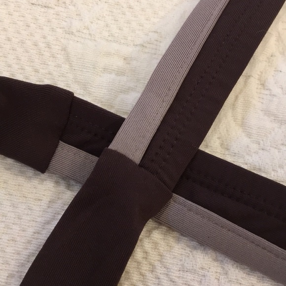 Bikini top and bottom brown and tan size m - Picture 7 of 14